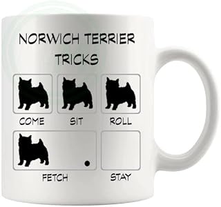 Norwich Terrier Tricks Mug Gifts For Doggy Moms And Dads