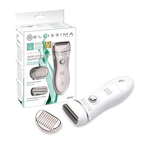 Imetec Bellissima Comfort Lady Shaver, Elektrorasierer für Damen, Wet&Dry, abgerundete schwenkbare Klingen