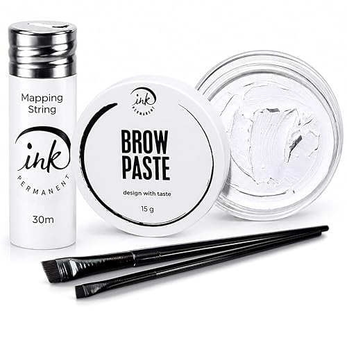 Brow Mapping Kit with White Brow Paste
