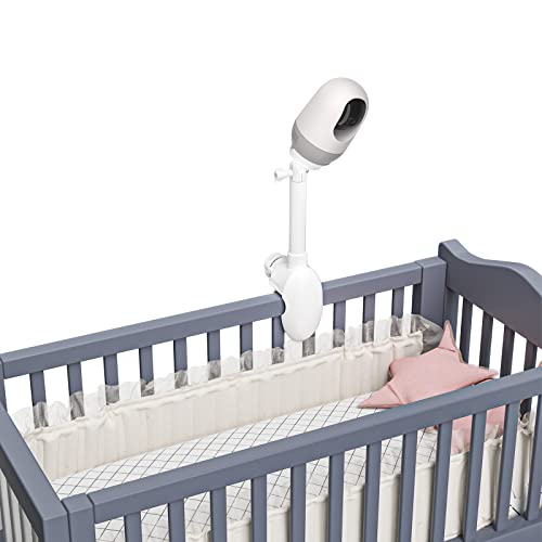 HOLACA Clip Short Holder for Nooie Baby Monitor Nooie 2K Indoor Surveillance Camera, Nooie Baby Monitor WLAN Indoor Camera