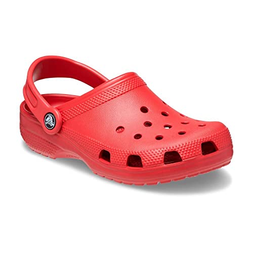 Image of Crocs Unisex Big Kid's Classic K Ppr Clog (Red, J2)