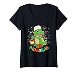 Photo Gallery donna dinosauro eid mubarak ramadan musulmano islamico eid al fitr maglietta con collo a v Photo Gallery donna dinosauro eid mubarak ramadan musulmano islamico eid al fitr maglietta con collo a v