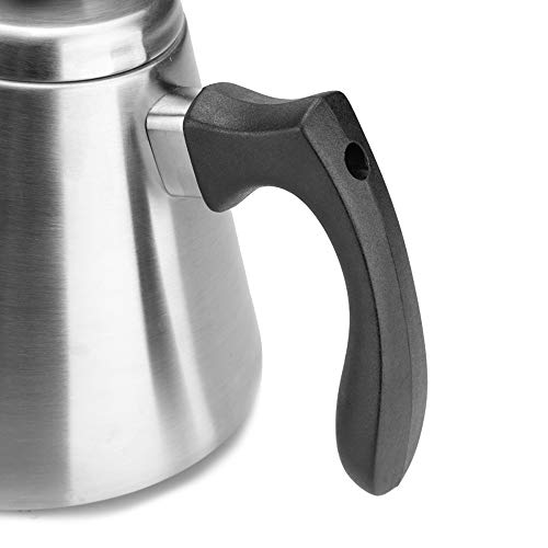 NJBYX Tetera de goteo para té y café, hervidor de cuello de cisne de acero inoxidable para estilo barista - Imagen 5
