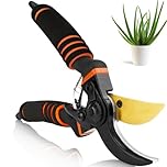Garden Secateurs, Gardening Pruning Shears, Garden Scissors, Bypass Secateurs, Garden Pruners for Branches, Hedges and Flowers