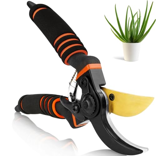 Garden Secateurs Gardening Pruning Shears Garden Scissors Bypass Secateurs Garden Pruners for Branches Hedges and Flowers