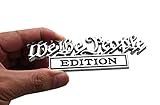 We The People Edition Emblem Full Metal Badge Decal 3D Sticker Compatible with Universal Car, Truck,