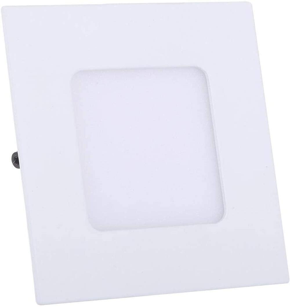 LED Flat Panel Light Concealed Square Thin Panel Light Panel Light Embedded Kitchen (Size : 3w)