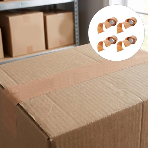 ERINGOGO Kraft Paper Packing Tape and Storage Boxes for Carton Boxes and Easy Tear by Hand with Writable Surface 4 Rolls 2 Inch X 3 Yard Mail Sealing Tape in Warehouse Operations - Image 7