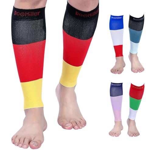 Image of Doc Miller Calf Compression Sleeves 15-20mmHg for Short People Men & Women | Petite, Shin Splint Sleeve Recovery, 1 Pair