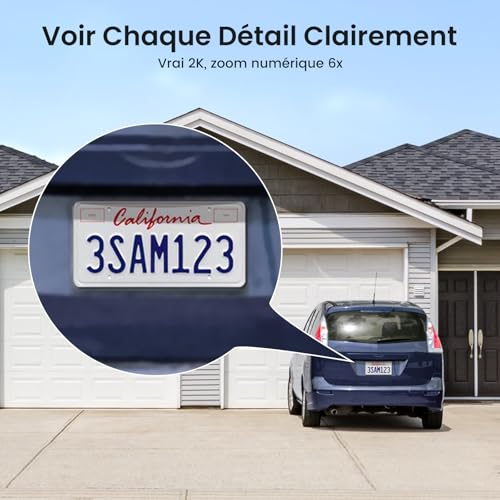 Caméra sans fil AOSU 2K: surveillance solaire extérieure WiFi innovante Caméra sans fil AOSU 2K: surveillance solaire extérieure WiFi innovante