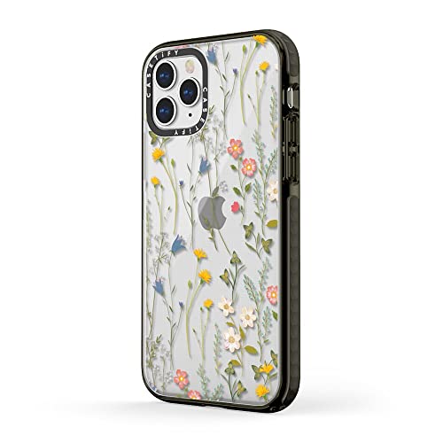 Casetify Impact Case For Iphone 12/ Iphone 12 Pro - Dreamy Floral Pattern - Clear Black #TOP1