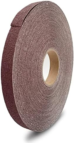 4 Rolls Sandpaper 2,5cm x 6m Sand Paper Abrasive Paper with Dispenser Emery Cloth Roll for Wood Furniture Finishing Metal Sanding Automotive Polishing, 150/240/320/400