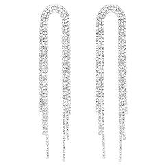 0.8IN Wide-Clear-Silver tone