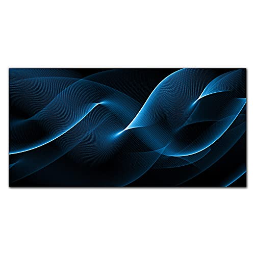 Impression sur verre de vagues 100x50cm pour sublimer votre décoration d'intérieur