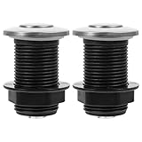 POPETPOP Botón de Aire para Triturador de Basura 2 Piezas, Accesorio de Repuesto de Acero Inoxidable y Abs, Compatible Suministro de Bañera, Adecuado para Eliminación de Basura Doméstica