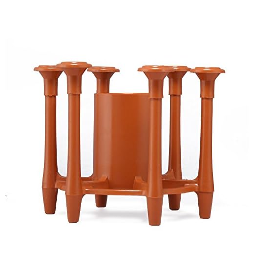 Anjali Deluxe Polypropylene Plastic Glass and Spoon Organiser