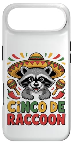 Cinco de Raccoon �ʔ������L�V�J���t�B�G�X�^���� �X�}�z�P�[�X iPhone Air �p