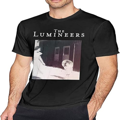 Photo de Men's The Lumineers T-Shirt Short Sleeve Graphic O Neck Graphic Novelty Stylish Tee Tops Black M
