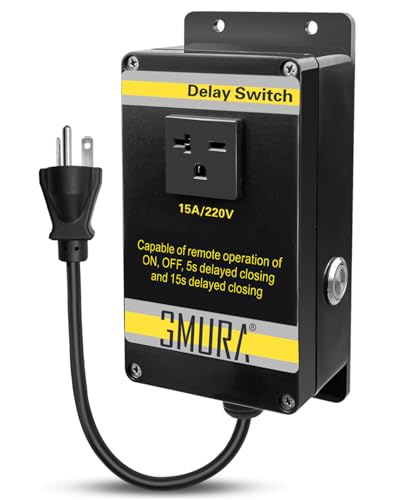 220V Soft Start Switch Outlet 1800W 60Hz 15A for Table Saw Dust Collector Power Tools, Battery not Included