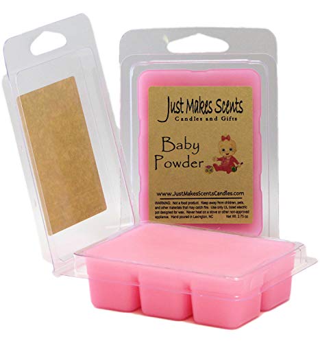 2 Pack - Baby Powder Scented Scented Soy Wax Melts by Just Makes Scents