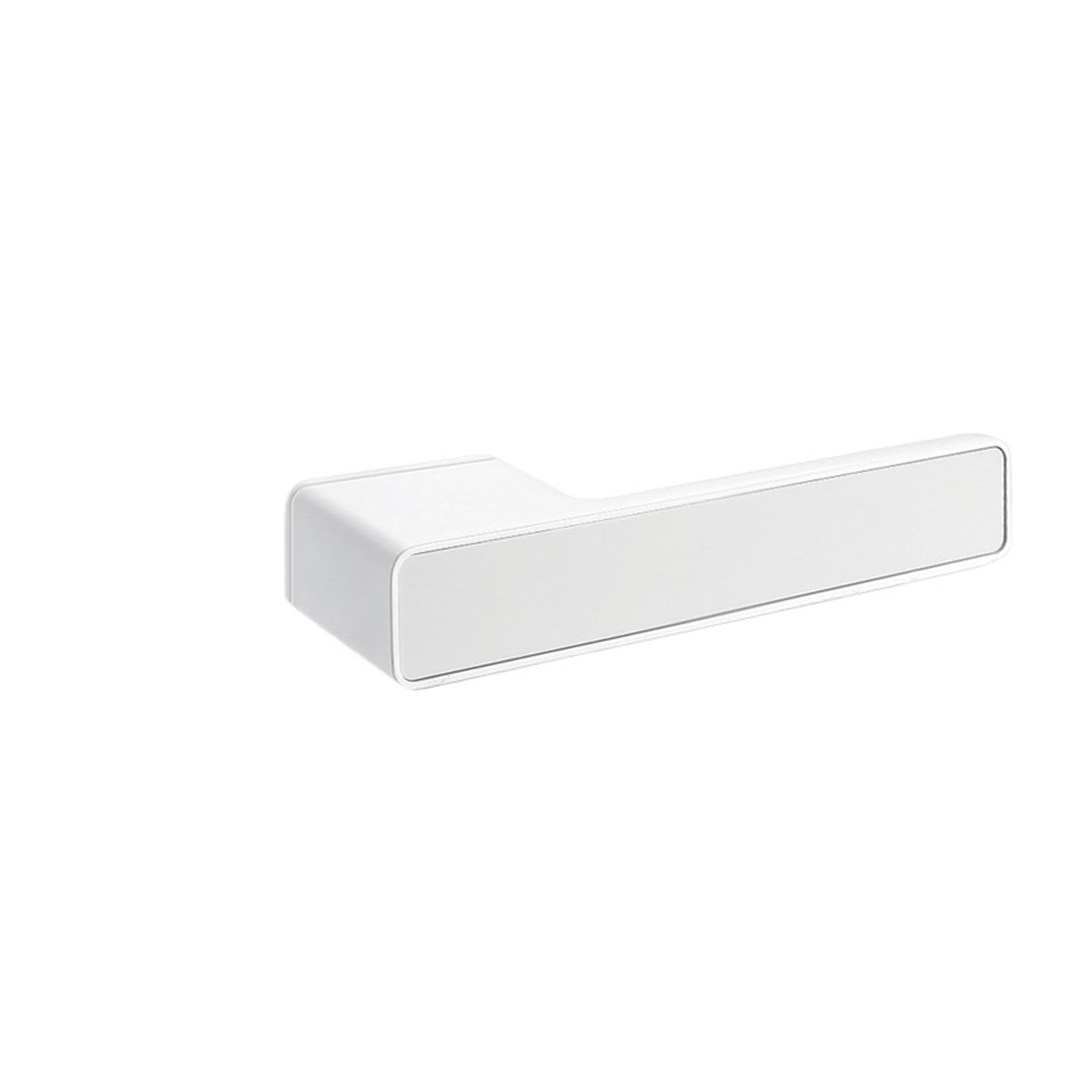 NYRXRYTCA Indoor Invisible Door Lock Single-Sided Lock White Simple Ecological Door Lock Bedroom Door Silent Handle Lock(202 White Single sided keyless)