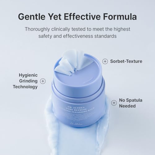 Image of Dr.Althea Pore Refresh Grinding Cleansing Balm | Pore Cleanser with Green Tea Extract | Hygenic One-Step Makeup Cleansing Cream | For All Skin Types | Korean Vegan Skin Care | 50ml