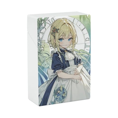 シガレットケース 漫画 和風 アニメ 女子 煙草ケース たばこケース 煙草入れ タバコケース 喫煙具 タバコカバー 保護カバー 20本収納 ワンタッチ開き 煙草保護 携帯に便利 片面印刷 耐衝撃 防水 メンズ レディース