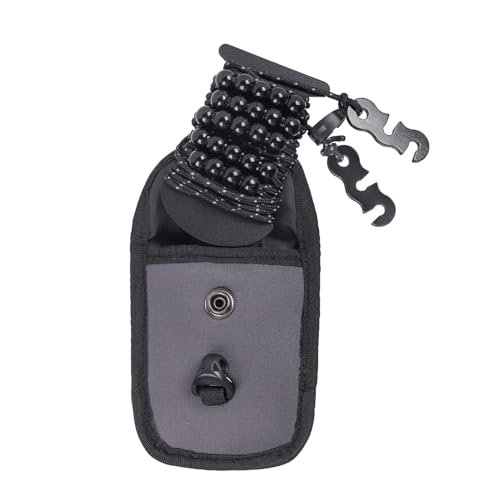 EXVITAL Portable Travel Clothesline Lightweight Camping Clothes Line with 24 Beads for Indoor Hotels Backyard, Outdoor Cruise Ships, RVs, Tents, 11.5 Feet