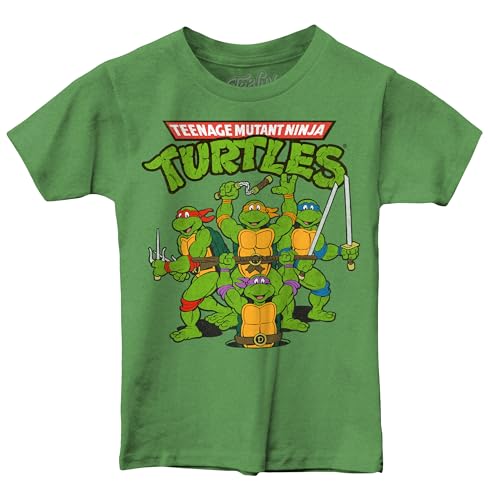 Tee Luv Big Boys Teenage Mutant Ninja Turtles Shirt - Youth TMNT Cartoon T-Shirt