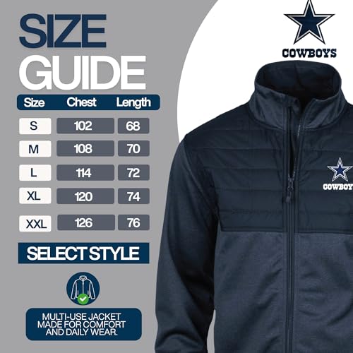 Image of Dunbrooke Men's NFL Explorer Tech Full-Zip Jacket