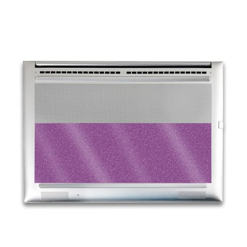 Image of Glossy Glitter Gaming Skin Compatible with HP Envy x360 16 inch (2023) - Solid Purple - Premium 3M Vinyl Protective Wrap Decal Cover - Easy to Apply | Crafted in The USA by MightySkins