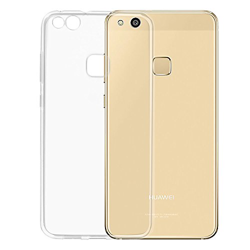 AXYO Huawei P10 lite ケース Huawei P10lite クリア カバー TPU ソフト 衝撃吸収 背面カバー 超軽量 極薄 落下防止 耐スクラッチ Huawei P10 lite 5.2型 専用 保護カバー 透明ケース (Huawei 5.2型 P10 lite, クリア)