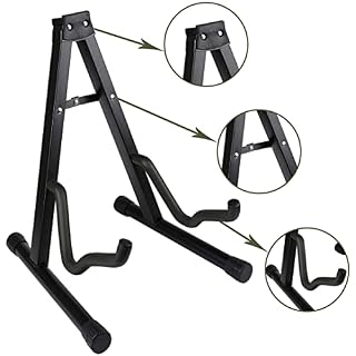 Stand de guitare universel pliant un cadre en fer noire portable portable réglable pour guitare basse acoustique… - Les Beatles, Paul McCartney, John Lennon, RIngo Starr, George Harrison Stand de guitare universel pliant un cadre en fer noire portable portable réglable pour guitare basse acoustique… – Image 7