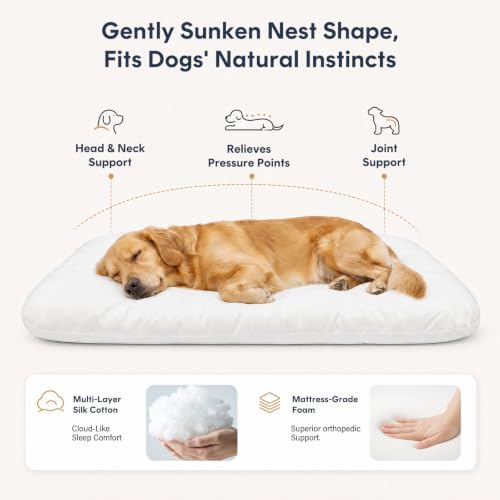 Image of Magic Dog Orthopedic Extra Large Dog Bed 47 Inch, Super Soft XL Pet Bed