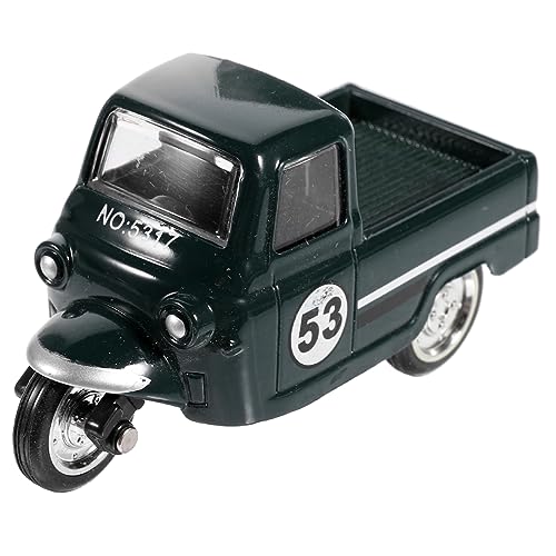 Cabilock - Cabilock Modèle De Tricycle Vintage en Alliage Petit Format, Décoration Rétro De Bureau Et Chambre, Ornement Léger pour Intérieur, Collection De Véhicules Classiques