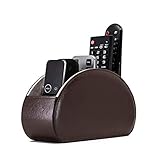 Homeze Remote Control Holder, Organizer, Caddy TV, Smart TV, with Gift Box by (Brown)