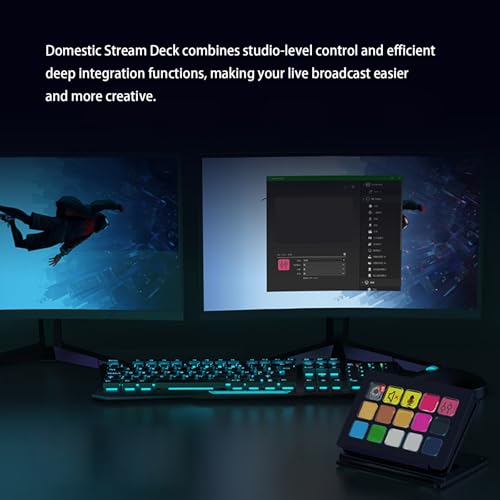 Teclado LCD programable de 15 teclas para evitar interrupciones al transmitir tus juegos 3