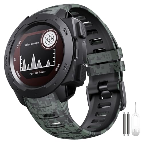 Bracelet souple Garmin Instinct résistant à la transpiration