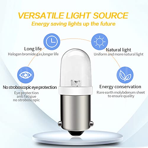 Bombilla LED BA9S 120V Luz Blanca Cálida Pack 4 miniatura 2