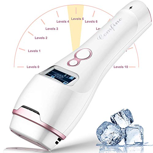 At-Home IPL Hair Removal, 1000000 Flashes Permanent Hair Remover with Cooling Function, Painless Facial Hair Removal for Women and Men, Upgraded to 10 Energy Levels for Whole Body