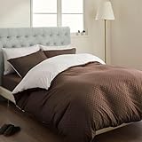 ベルーナ(BELLUNA) 掛け布団カバー シングル セミダブル ダブル クイーン キング 布団カバー 掛布団カバー リバーシブル 速乾 光沢 ピーチスキン ベットカバー 寝具カバー ホテルテイスト (283873-305)