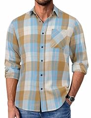 Plaid Blue Khaki