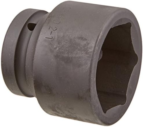 SUNEX Tools 1 in. Drive 2-1/16 in. 6-Point Impact Socket, CR-MO Steel, Model 566