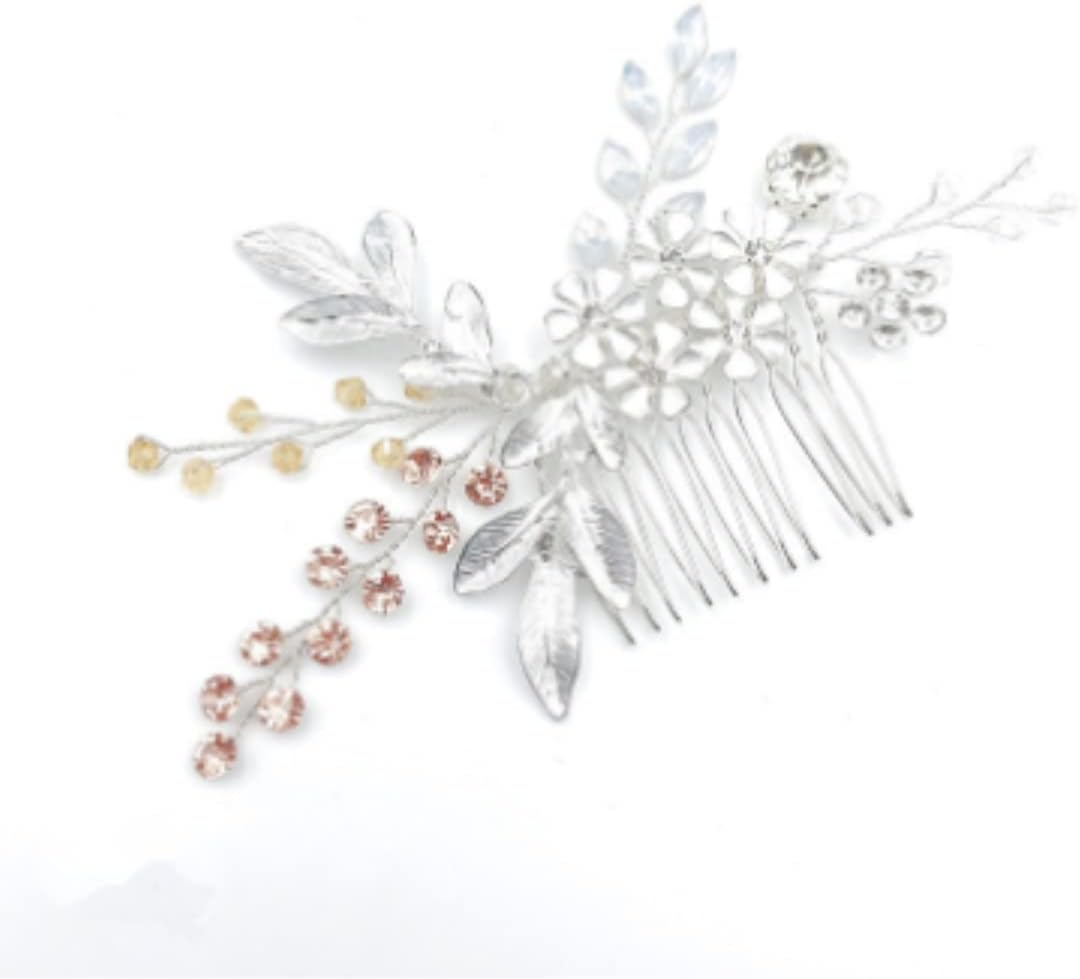 Hair Comb Slides Chinese Style Side Blue Clip Retro Decorative Hairpin Clips for Wedding Accessories
