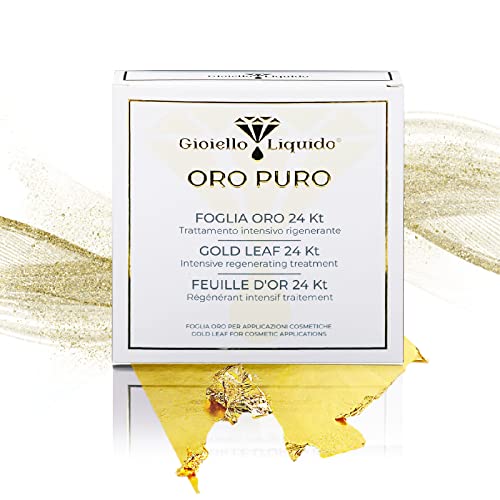 Tratamiento Facial con efecto lifting instantáneo de oro puro certificado Hoja de oro de 24 quilates - 100% antiedad Cover