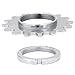 Keenso Fixed Gear Cog, Steel Freewheel Flywheel Single Speed Sprockets Parts for Fixed Gear (16T)
