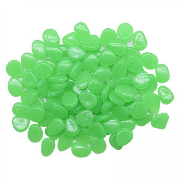 bnf® 2xLuminous Pebbles Glow Stones Rocks for Walkways Decor Green 50Pcs | Yard, Garden & Outdoor Living | Garden D©cor | Decorative Stepping Stones-image-25