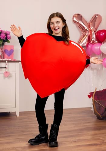 Disfraz infantil tunic corazón rojo tamaño standard miniatura 2