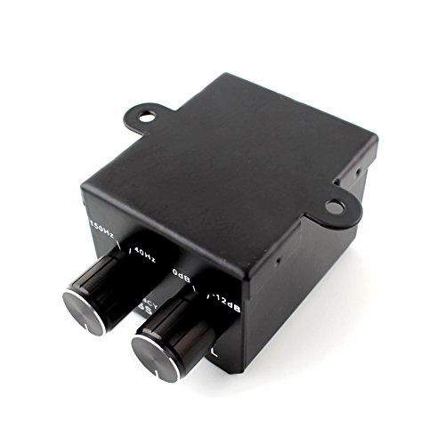 Car Home Subwoofer Equalizer Crossover Amplifier RCA Adjust Line Level Volume Remote Amplifier Level Controller