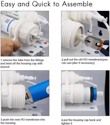 Image of Vontron 80 GPD Membrane Work Up to 1300 TDS Suitable for RO Water Purifier Filter System